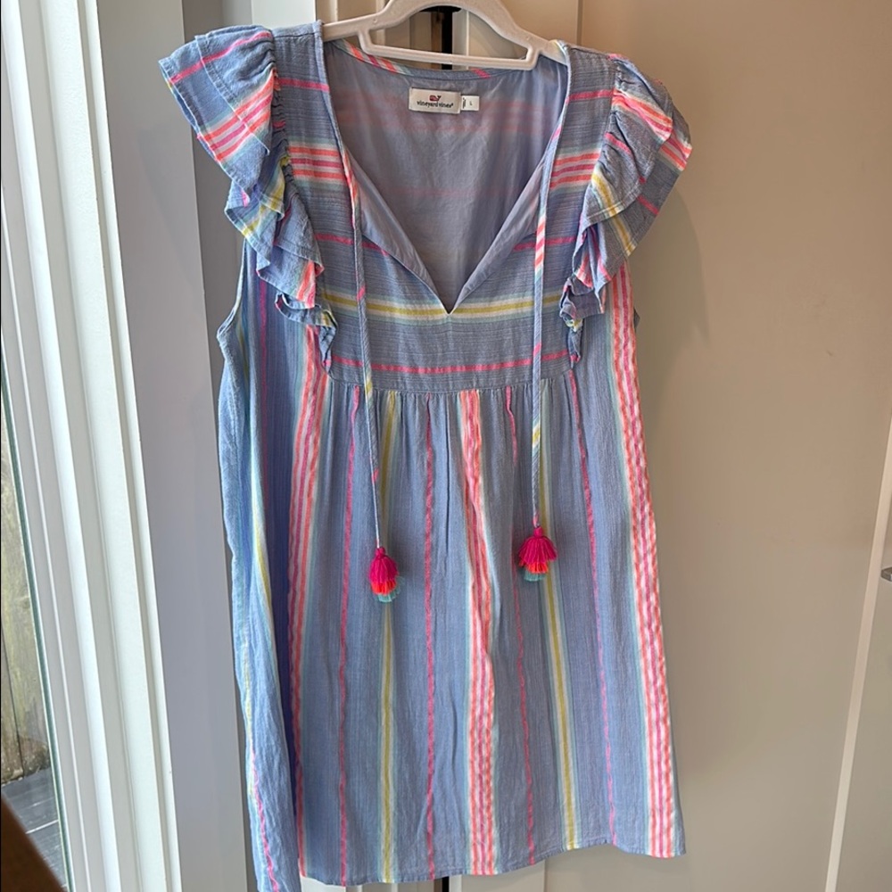 Vineyard Vines Bright, Colorful Striped Women’s Dress - Picture 3 of 5